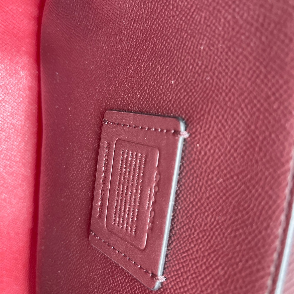 Coach Black and Red Shoulder Bag with Gold Hardware - Picture 8 of 12